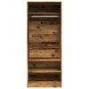 vidaXL Kleiderschrank Altholz-Optik 80x50x200 cm Holzwerkstoff