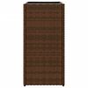 vidaXL Pflanzk&uuml;bel Braun 30x30x60 cm Poly Rattan