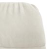 vidaXL Schaukelstuhl Samt Creme