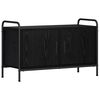 vidaXL TV-Schrank 79,5 x 33 x 50 cm Schwarz Eichen-Optik Holzwerkstoff