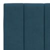 vidaXL Bettgestell ohne Matratze "Hanko" Blau 140x190 cm Samt