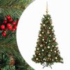 vidaXL K&uuml;nstlicher Weihnachtsbaum mit Weihnachtskugel 150 cm 150 LEDs