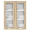 vidaXL H&auml;ngeschrank Sonoma-Eiche 80 x 31 x 100 cm Holzwerkstoff