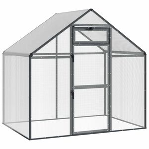 vidaXL Vogelk&auml;fig Anthrazit 181,5 x 110,5 x 173,5 cm