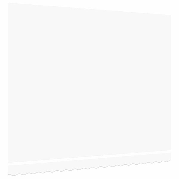 vidaXL Markisenersatzstoff Weiß 380 x 345 cm Polyester