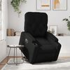 vidaXL Relaxsessel mit Aufstehhilfe Elektrisch Schwarz Kunstleder