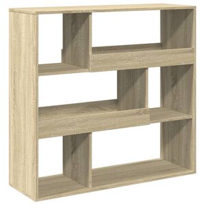 vidaXL B&uuml;cherregal/Raumteiler Sonoma-Eiche 100x33x94,5 cm