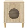vidaXL Katzenhaus Sonoma 42,5 x 40 x 53 cm Holzwerkstoff