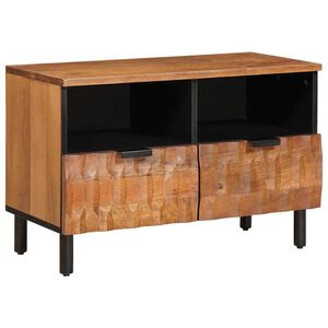 vidaXL TV-Schr&auml;nk mit Regal Akazienbraune Oberfl&auml;che 70 x 33 x 46 cm