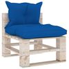vidaXL 8-tlg. Garten-Lounge-Set aus Paletten mit Kissen Kiefernholz
