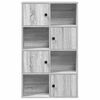 vidaXL B&uuml;cherregal Grau Sonoma 60x24x101,5 cm Holzwerkstoff