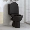 vidaXL Toilettensitz mit Absenkautomatik und Quick-Release Schwarz