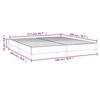 vidaXL Boxspringbettgestell Hellgrau 180x200 cm Stoff