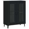 vidaXL Sideboard Schwarz 69,5x34x90 cm Holzwerkstoff