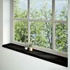 vidaXL Fensterb&auml;nke 2 Stk. Dunkelbraun 160x30x2 cm Massivholz Eiche