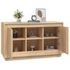 vidaXL Sideboard Sonoma-Eiche 102x35x60 cm Holzwerkstoff