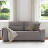 vidaXL 2-Sitzer-Sofa Taupe 180x81x84 cm Stoff