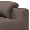 vidaXL Relaxsessel Taupe Stoff