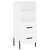 vidaXL Highboard Wei&szlig; 34,5x34x180 cm Holzwerkstoff