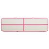 vidaXL Aufblasbare Gymnastikmatte mit Pumpe 800x100x20 cm PVC Rosa