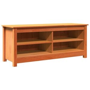 vidaXL Sitzbank mit Stauraum 110 x 38 x 45,5 cm Massives Kiefernholz