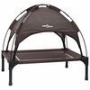 vidaXL Hundebett Braun 63 x 49,5 x 60 cm Stahl