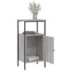 vidaXL Nachttische 2 Stk. Grau Sonoma 41x31x80 cm Holzwerkstoff
