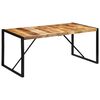 vidaXL Esstisch 175x90x76 cm Raues Massivholz Mango