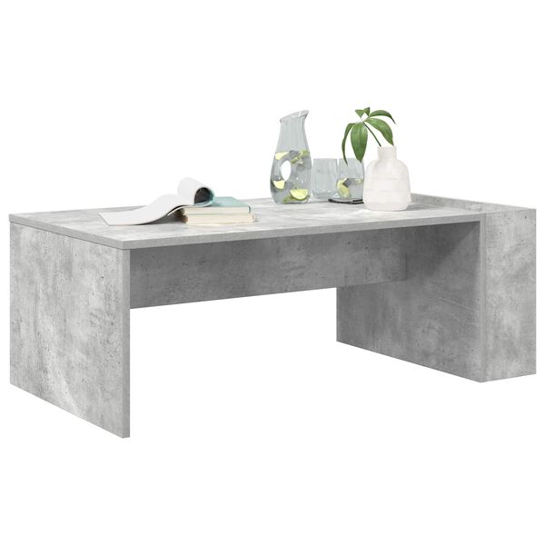 vidaXL Couchtisch Beton Grau 95 x 50 x 34 cm Holzwerkstoff