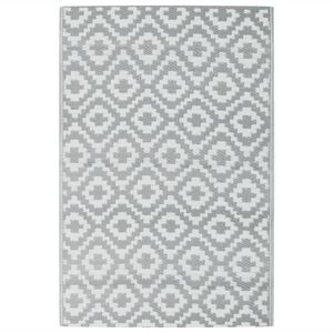 vidaXL Outdoor-Teppich ARAKIL Grau 120x180 cm PP