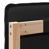 vidaXL Gepolstertes Kopfteil mit Kopfteil Nat&uuml;rlich und Schwarz 180 cm