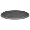vidaXL Tischplatte Schwarz &Oslash;60x2,5 cm Marmor