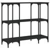 vidaXL Konsolentisch Schwarz 102x35x90 cm Holzwerkstoff