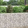 vidaXL Gabionen-Hochbeete 3 Stk. 30x30x100 cm Eisen