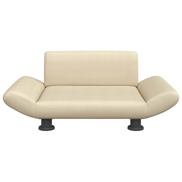 vidaXL Hundebett Creme 70x45x28 cm Stoff