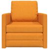 vidaXL Schlafsofa 60cm Dunkelgelb Stoff