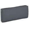 vidaXL Kissen Oxford-Stoff Anthrazit 120 x 50 x 12 cm