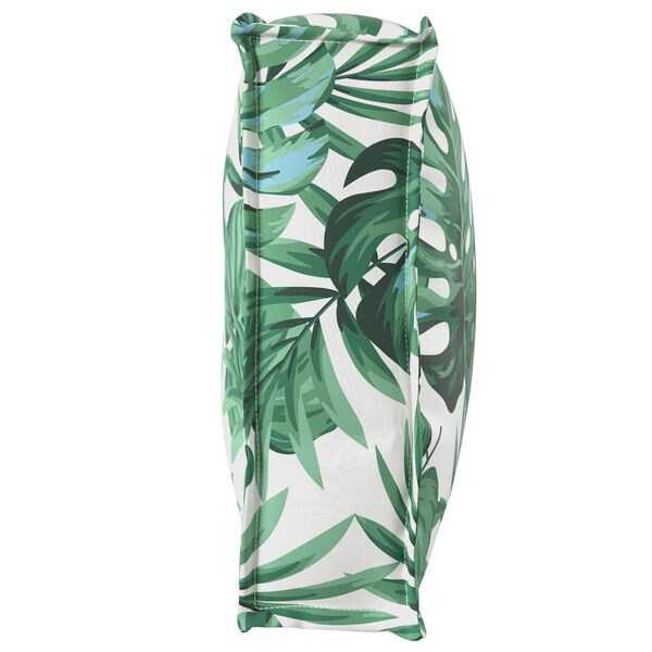 vidaXL Palettenkissen für Rückenlehne Blattmuster 120 x 40 x 12 cm