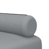 vidaXL Schlafsofa in L-Form Hellgrau 260x140x70 cm Stoff