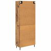 vidaXL Highboard mit Schubladen 2 pcs Altholz Holzwerkstoff