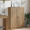 vidaXL B&uuml;cherschrank Artisan-Eiche 82,5x30,5x115 cm Holzwerkstoff