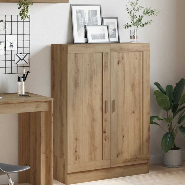 vidaXL B&uuml;cherschrank Artisan-Eiche 82,5x30,5x115 cm Holzwerkstoff