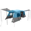 vidaXL 3 Personen 3-Personen Blau 185T Polyester mit PU-Beschichtung