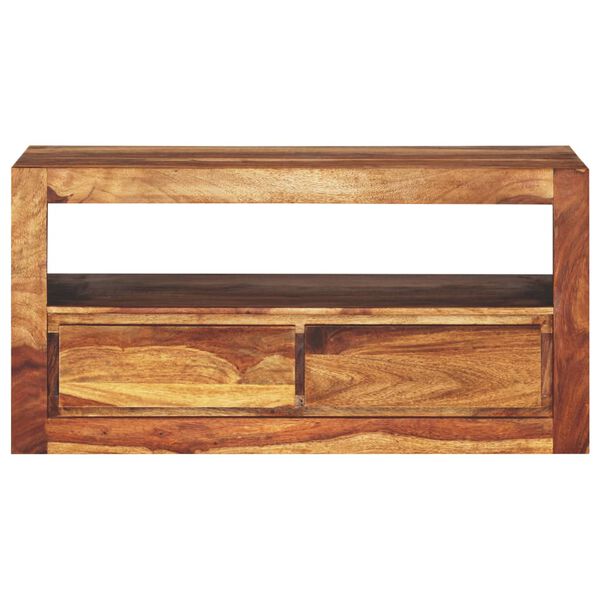 vidaXL TV-Schrank Massivholz Akazie 80x30x40 cm