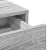 vidaXL Schminktisch Graues Sonoma 100 x 41 x 140 cm Holzwerkstoff