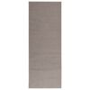 vidaXL Bereichsteppiche Rechtwinklig LUGO Taupe 200 x 80 cm Polyester