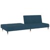 vidaXL Schlafsofa 2-Sitzer Blau Samt