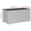 vidaXL Gartenbox Poly Rattan 100x50x50 cm Braun