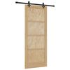 vidaXL Schiebet&uuml;r ORKDAL Natur 86 x 211 cm Massives Kiefernholz