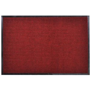 vidaXL T&uuml;rmatte Rot 90 x 120 cm PVC